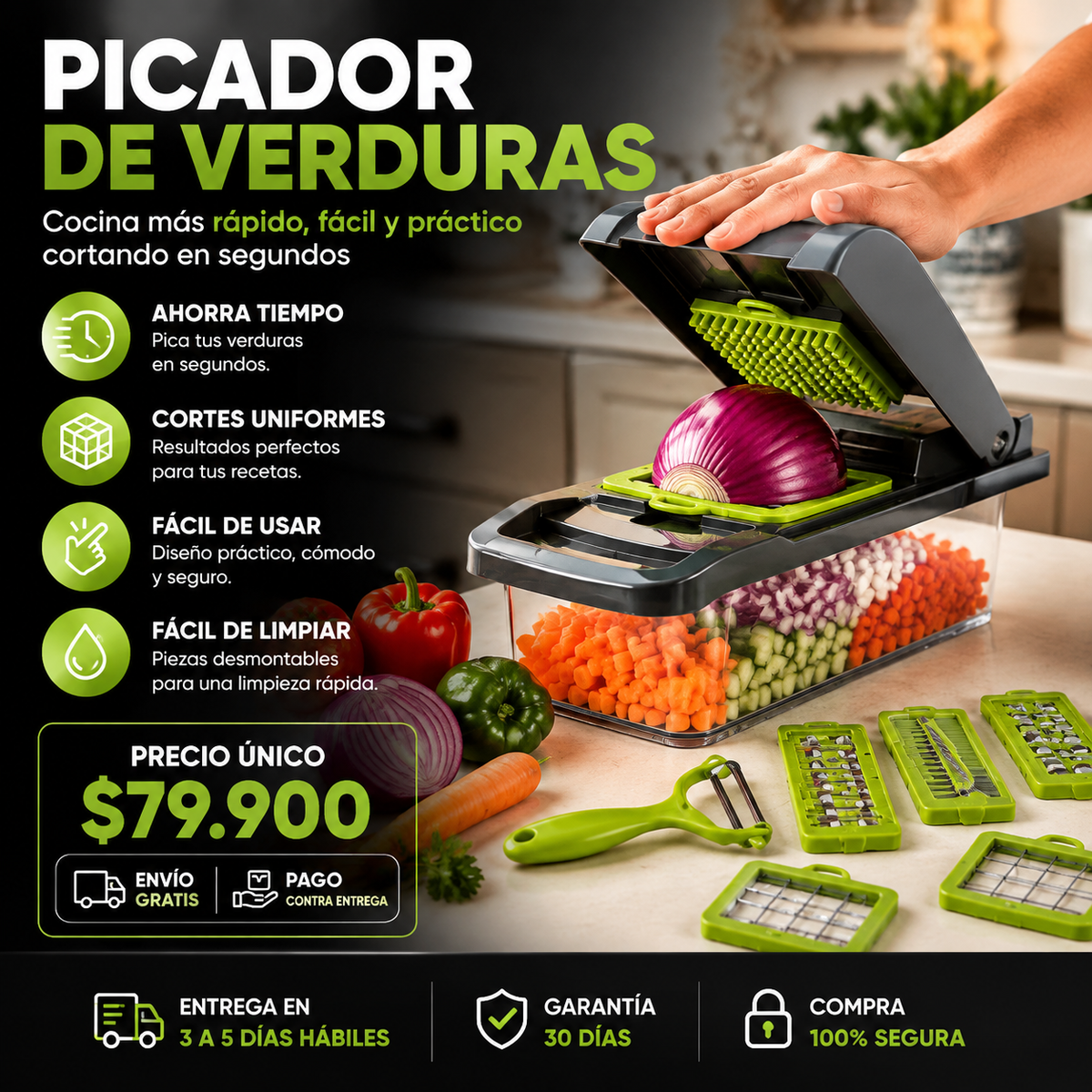Picador de verduras 16 en 1