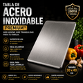 Tabla de Acero Inoxidable Premium™- Más higiene, más salud para tu familia