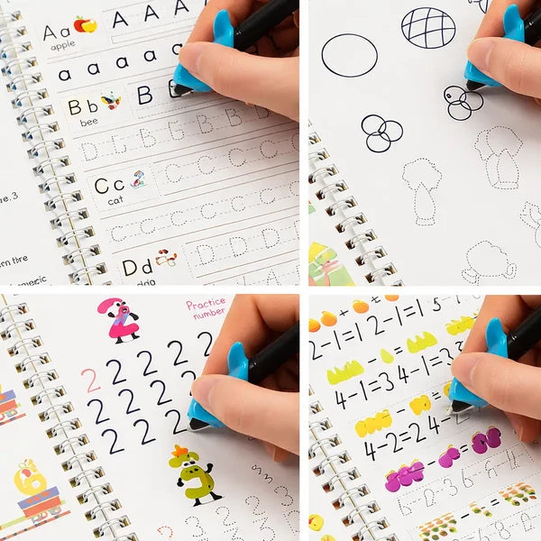 Magic Learning Kids™ — Kit Mágico de Aprendizaje Reutilizable x4